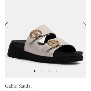 COACH Gable leather sandals